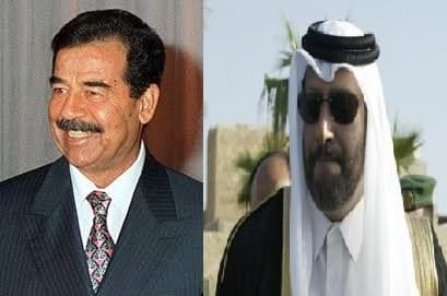 صورة حمد بن جاسم في العراق