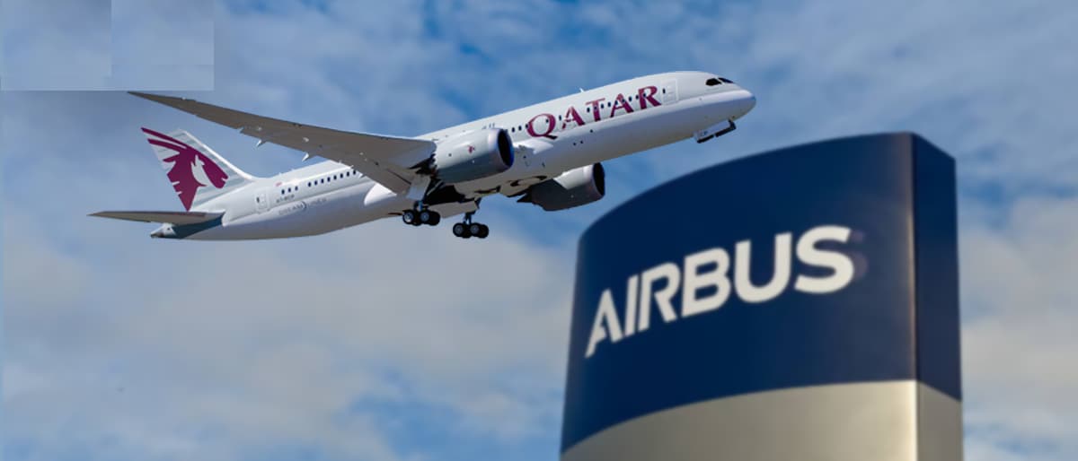 توقيع اتفاق بين إيرباص والخطوط القطرية