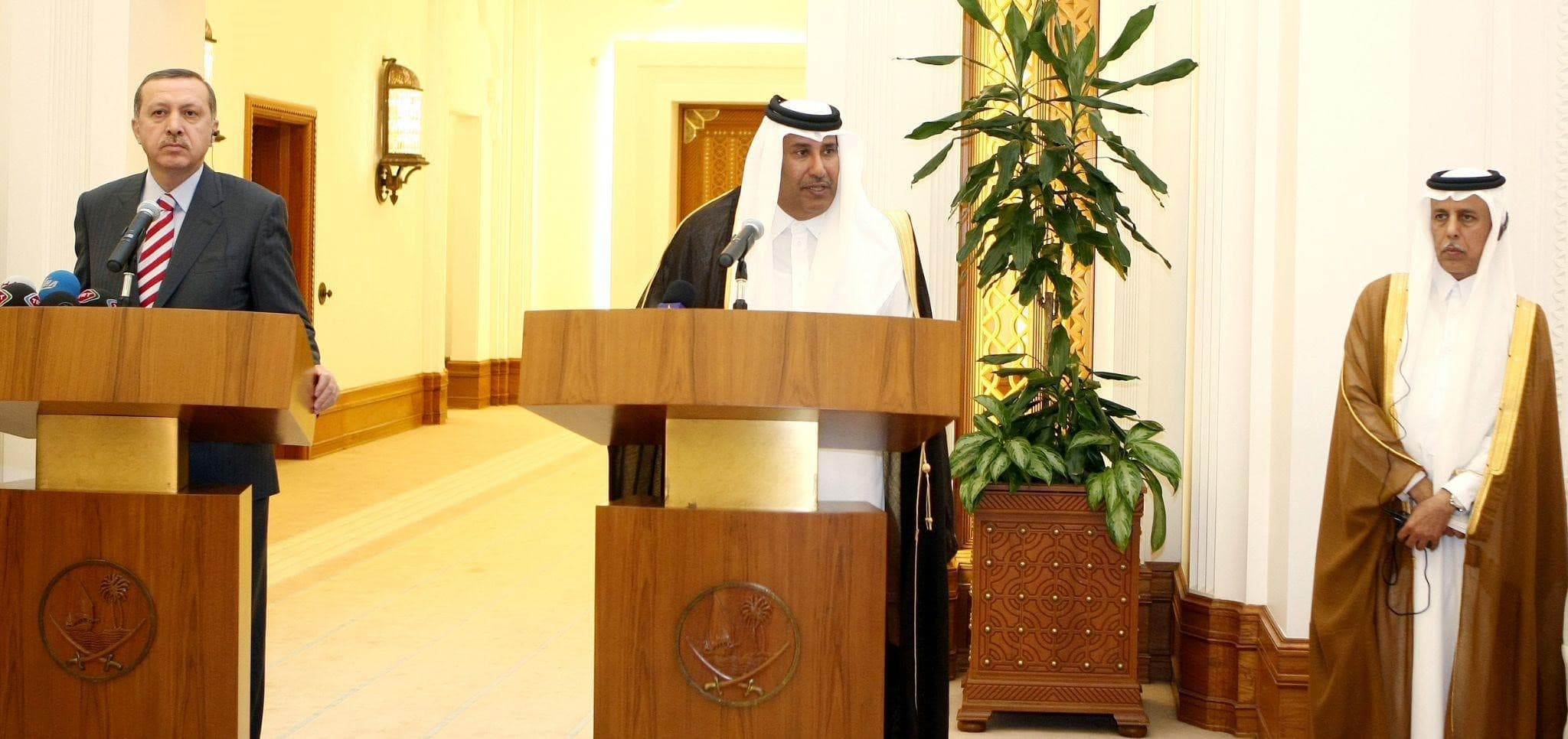 مؤتمر صحفي للإعلان عن اتفاقية تعاون زراعي بين قطر وتركيا