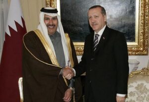 حمد بن جاسم خلال لقائه أردوغان: تعثر عملية السلام بسبب إسرائيل