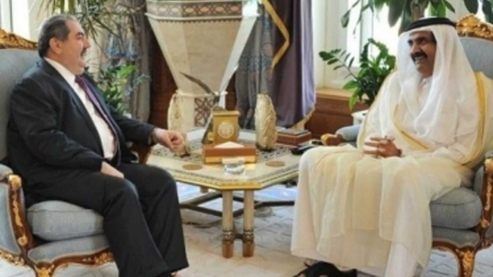 لقاء أمير قطر وزيباري استعرض تطورات الأزمة السورية