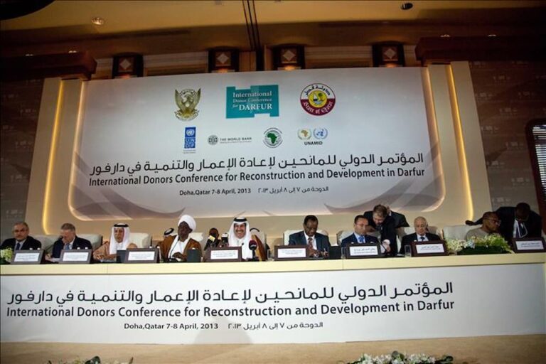 حمد بن جاسم يفتتح مؤتمر المانحين لإعادة إعمار دارفور