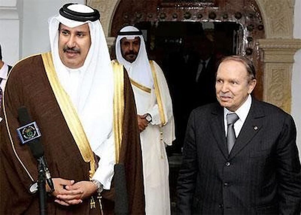 لقاء حمد بن جاسم والرئيس بوتفليقة