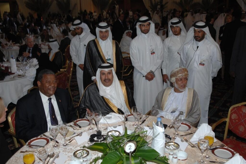 حمد بن جاسم في منتدى الدوحة الثامن للديمقراطية