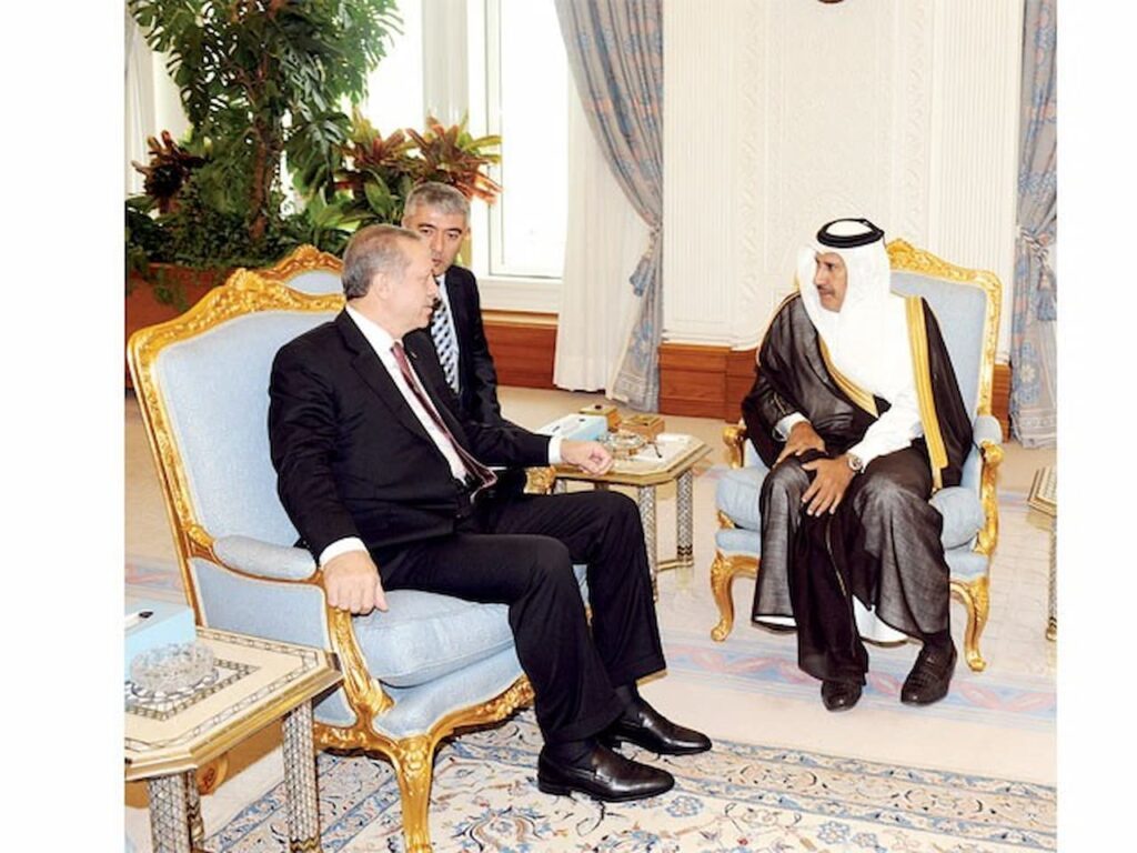 حمد بن جاسم يبحث مع أردوغان سبل دعم الشعب السوري