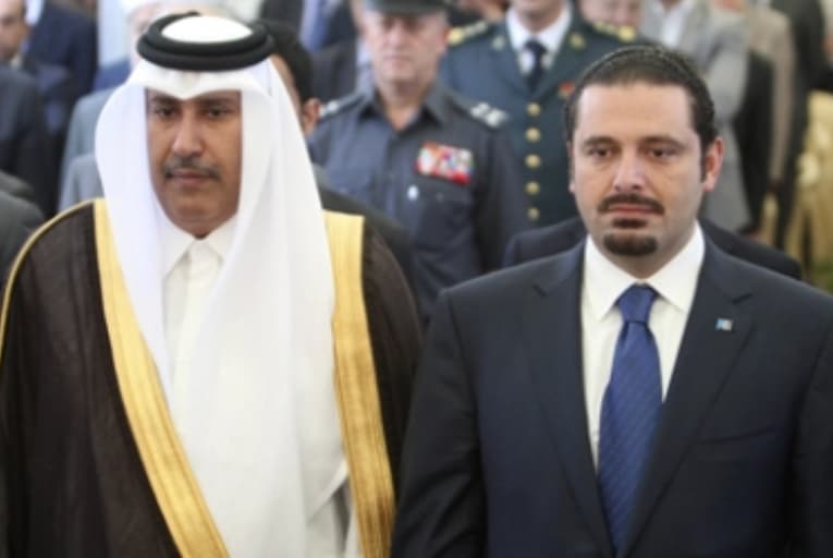 حمد بن جاسم جنازة رفيق الحريري ودولة قطر تدين اغتيال الحريري