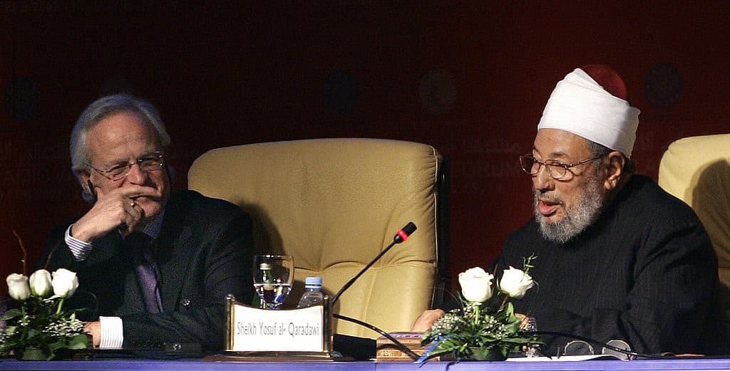 يوسف القرضاوي عن العلاقات الأمريكية الإسلامية