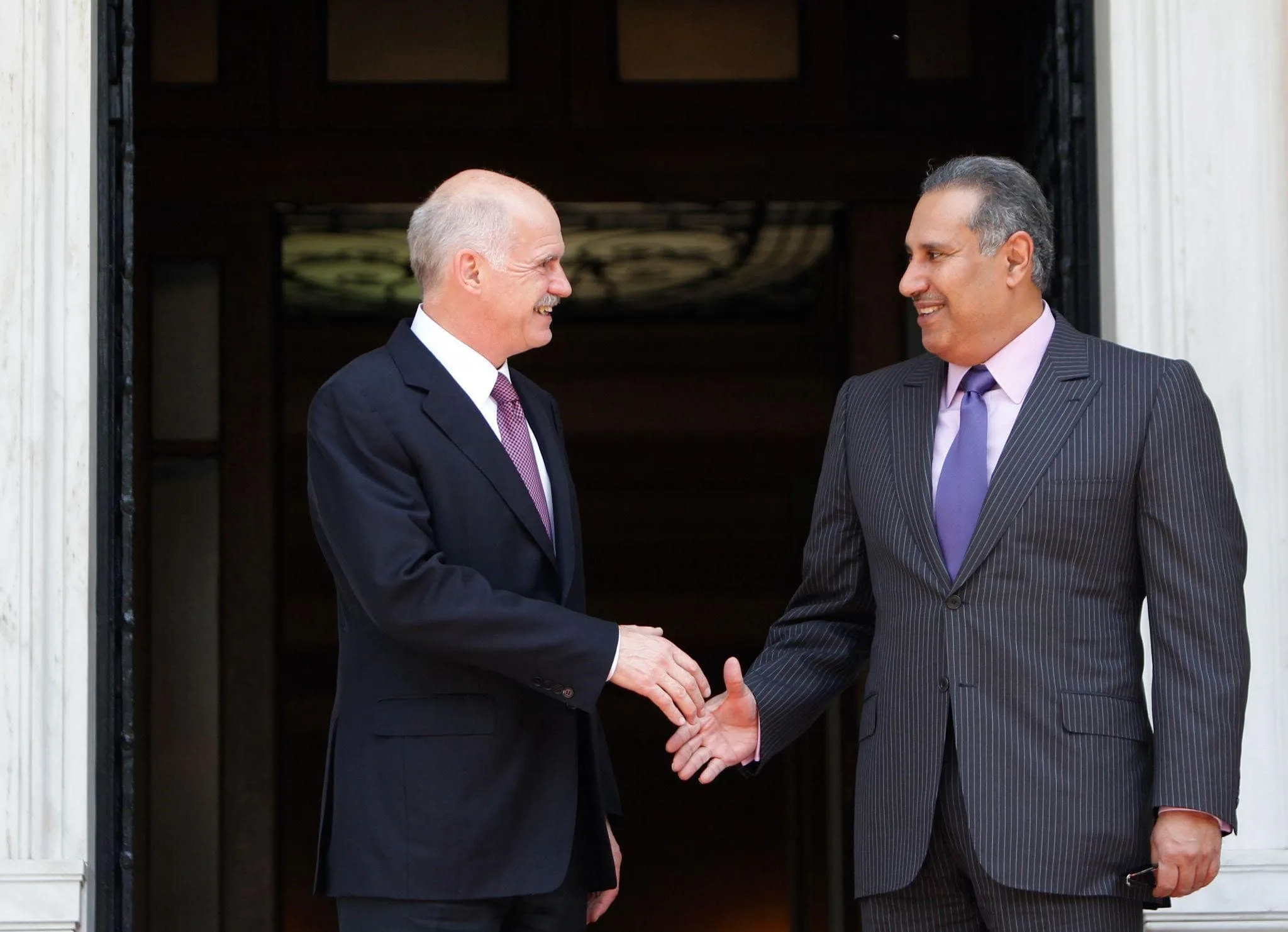 حمد بن جاسم في أثينا يكشف عن استثمارات قطر في اليونان