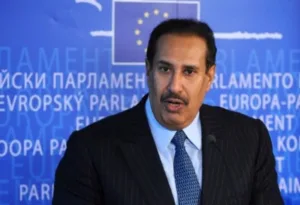 حمد بن جاسم وأمين حلف الناتو يبحثان تطورات أوضاع سوريا