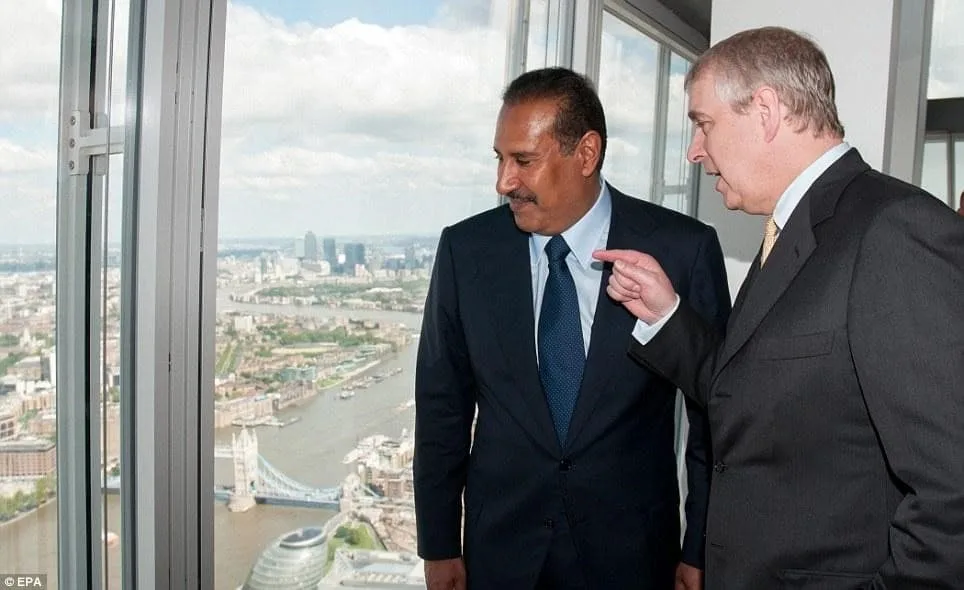 حمد بن جاسم يشارك في افتتاح برج شارد في لندن بتمويل قطري