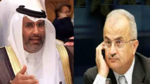 حمد بن جاسم وعبدالإله الخطيب يبحثان علاقات الدوحة وعمان