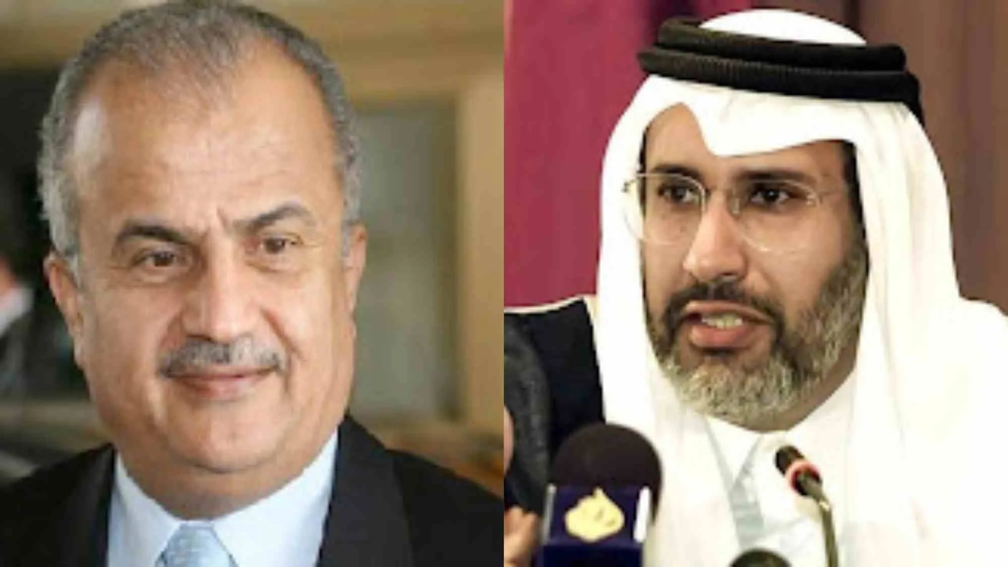 حمد بن جاسم وعبدالإله الخطيب يبحثان العلاقات بين قطر والأردن