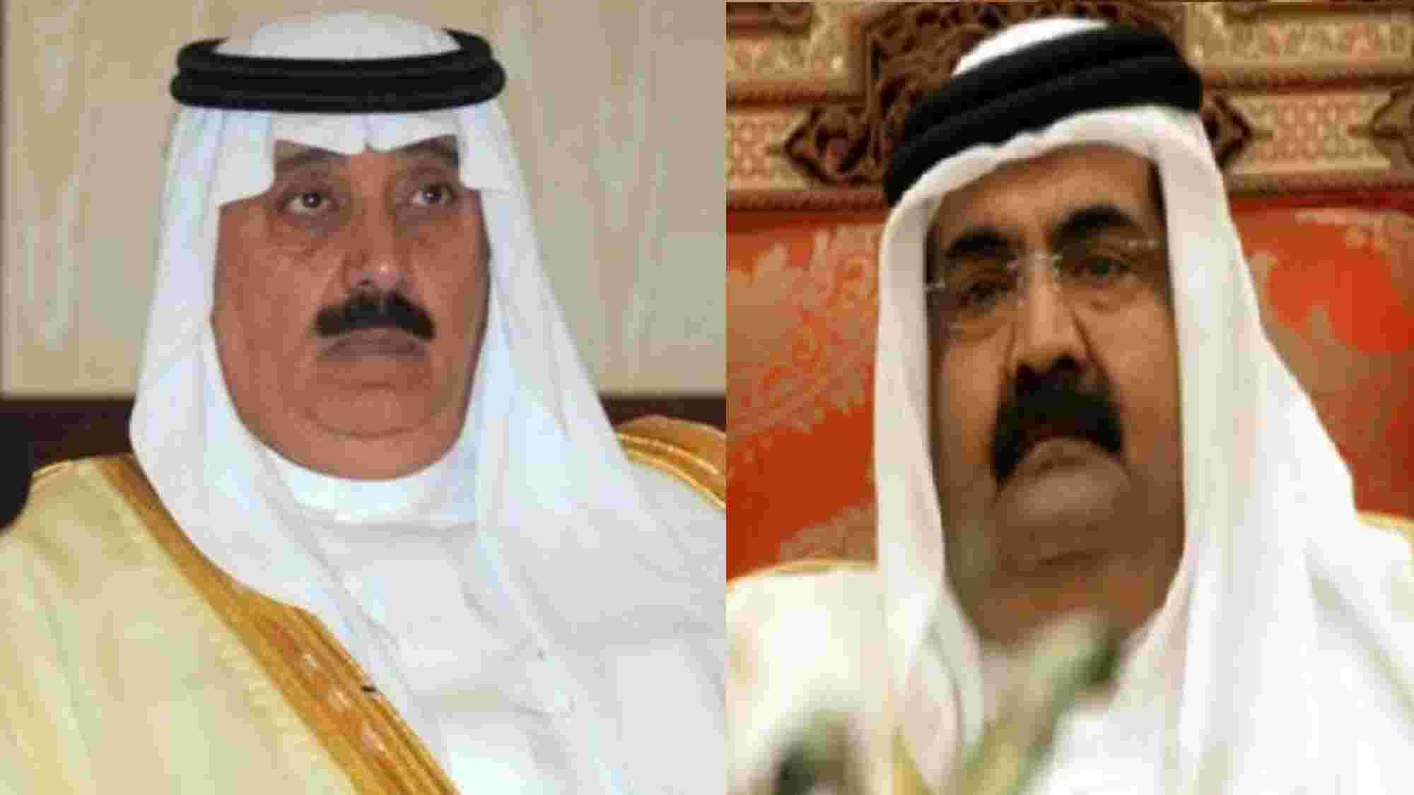 أمير قطر يستقبل الأمير متعب بن عبد الله في الدوحة