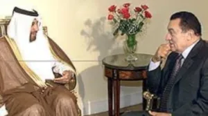 حمد بن جاسم ينقل رسالة من أمير قطر إلى مبارك بشأن العراق