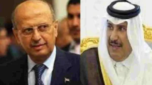 حمد بن جاسم وأبوبكر القربي يبحثان أوضاع الأراضي الفلسطينية