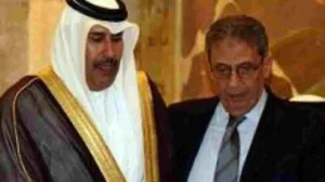 حمد بن جاسم وعمرو موسى يبحثان قضايا قمة تونس المرتقبة