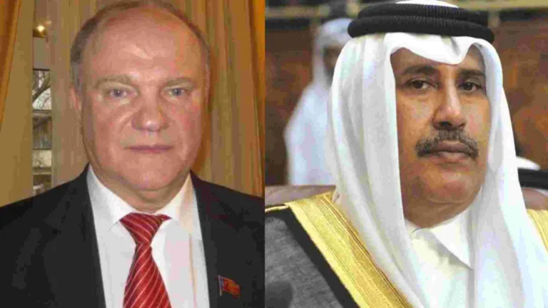 حمد بن جاسم يبحث الأزمة العراقية مع رئيس الحزب الشيوعي الروسي