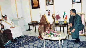 حمد بن جاسم يتلقى رسالة من كمال خرازي عن علاقات الدوحة وطهران