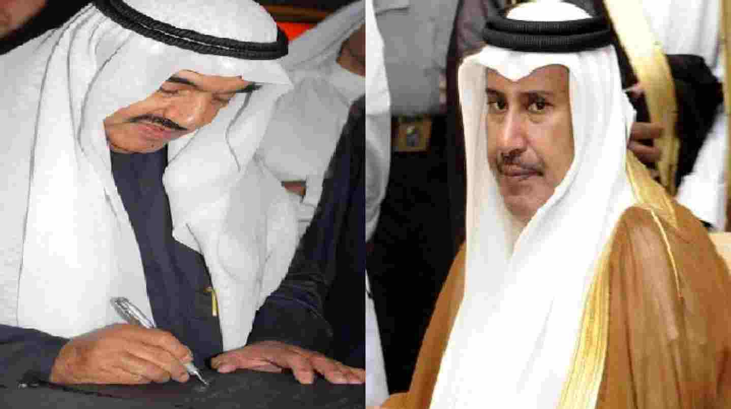 حمد بن جاسم يتلقى رسالة من وزير الديوان الأميري بالكويت