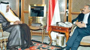 حمد بن جاسم يلتقي صالح لتفعيل اتفاق الحكومة اليمنية والحوثيين