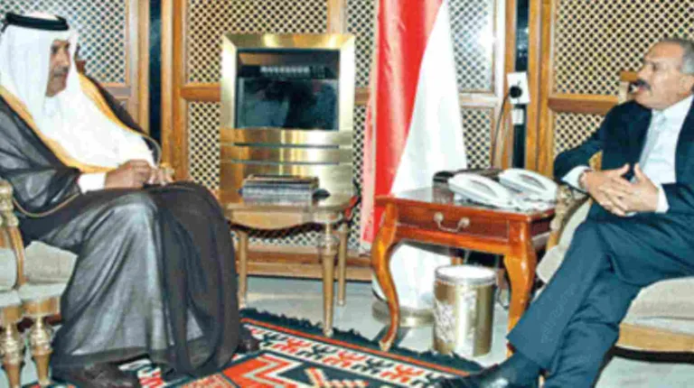 حمد بن جاسم يلتقي صالح لتفعيل اتفاق الحكومة اليمنية والحوثيين