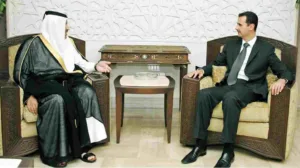 حمد بن جاسم والأسد يؤكدان أهمية دعم الوحدة الوطنية الفلسطينية