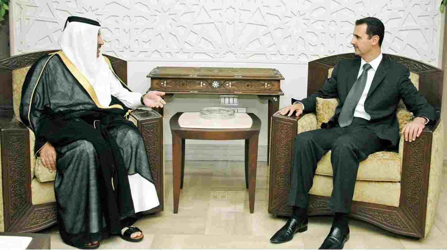 حمد بن جاسم والأسد يؤكدان أهمية دعم الوحدة الوطنية الفلسطينية