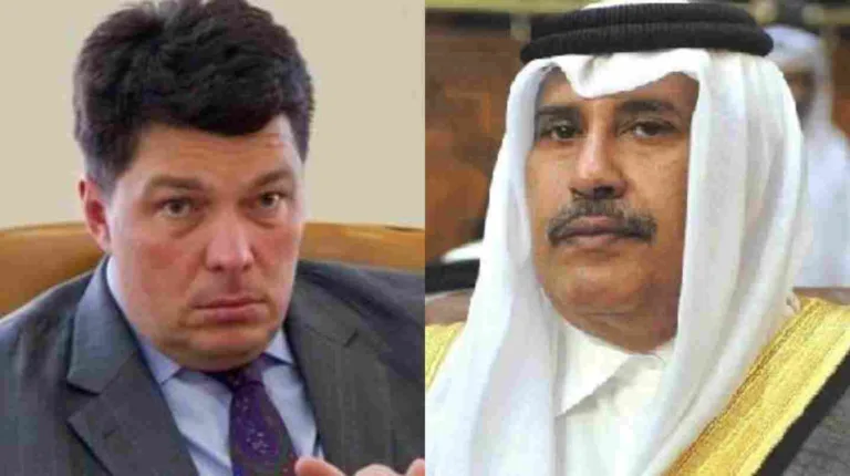 حمد بن جاسم يستقبل رئيس اللجنة الدولية بمجلس الشيوخ الروسي