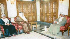 حمد بن جاسم والسلطان قابوس يبحثان العلاقات القطرية العمانية