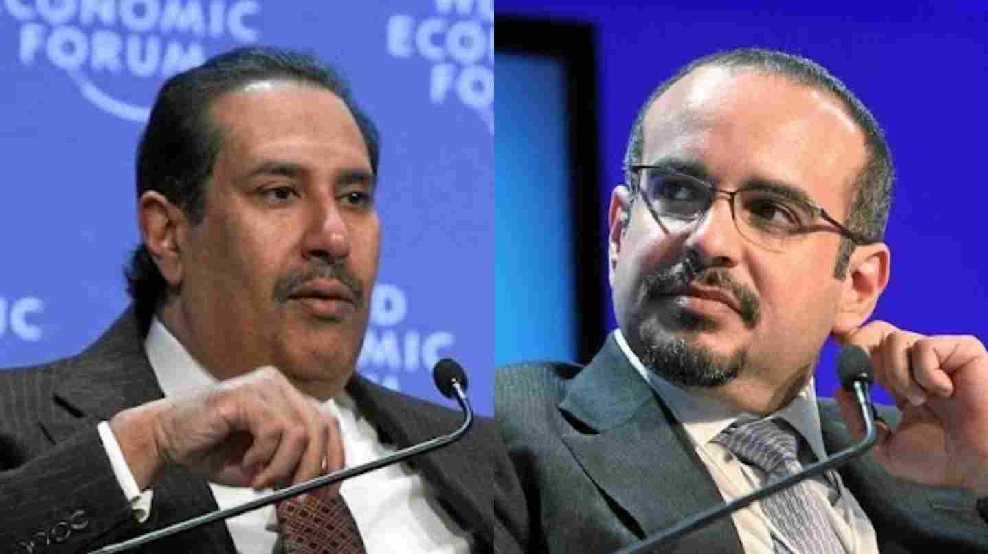 حمد بن جاسم وولي عهد البحرين يبحثان علاقات تعاون الدوحة والمنامة