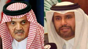 حمد بن جاسم يتلقى رسالة من الفيصل بشأن علاقات قطر والسعودية