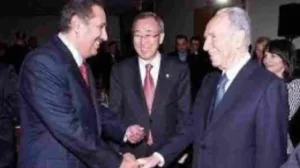 حمد بن جاسم لشيمون بيريز: السلام مقابل الحقوق الفلسطينية