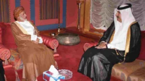 حمد بن جاسم يتلقى رسالة من بن علوي بشأن تعاون الدوحة ومسقط