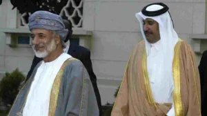 حمد بن جاسم يبحث مع يوسف بن علوي مستجدات أوضاع فلسطين