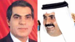 أمير قطر يبحث مع زين العابدين بن علي علاقات الدوحة وتونس