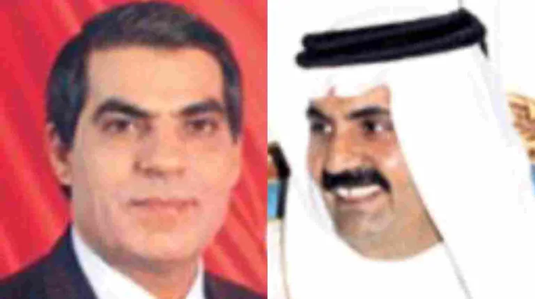 أمير قطر يبحث مع زين العابدين بن علي علاقات الدوحة وتونس