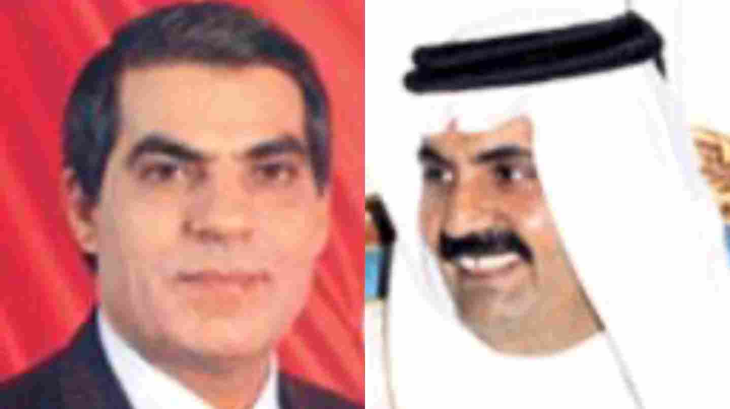 أمير قطر يبحث مع زين العابدين بن علي علاقات الدوحة وتونس