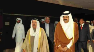 رسالة لأمير قطر من نظيره الكويتي بشأن علاقات البلدين