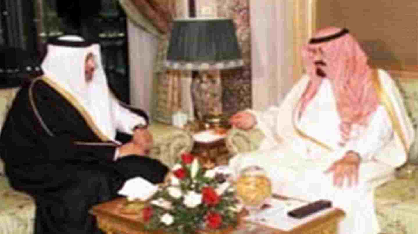 حمد بن جاسم وولي عهد السعودية يبحثان تطورات عملية السلام