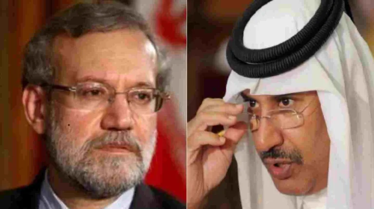 حمد بن جاسم يبحث مع لاريجاني تطورات الملف النووي الإيراني