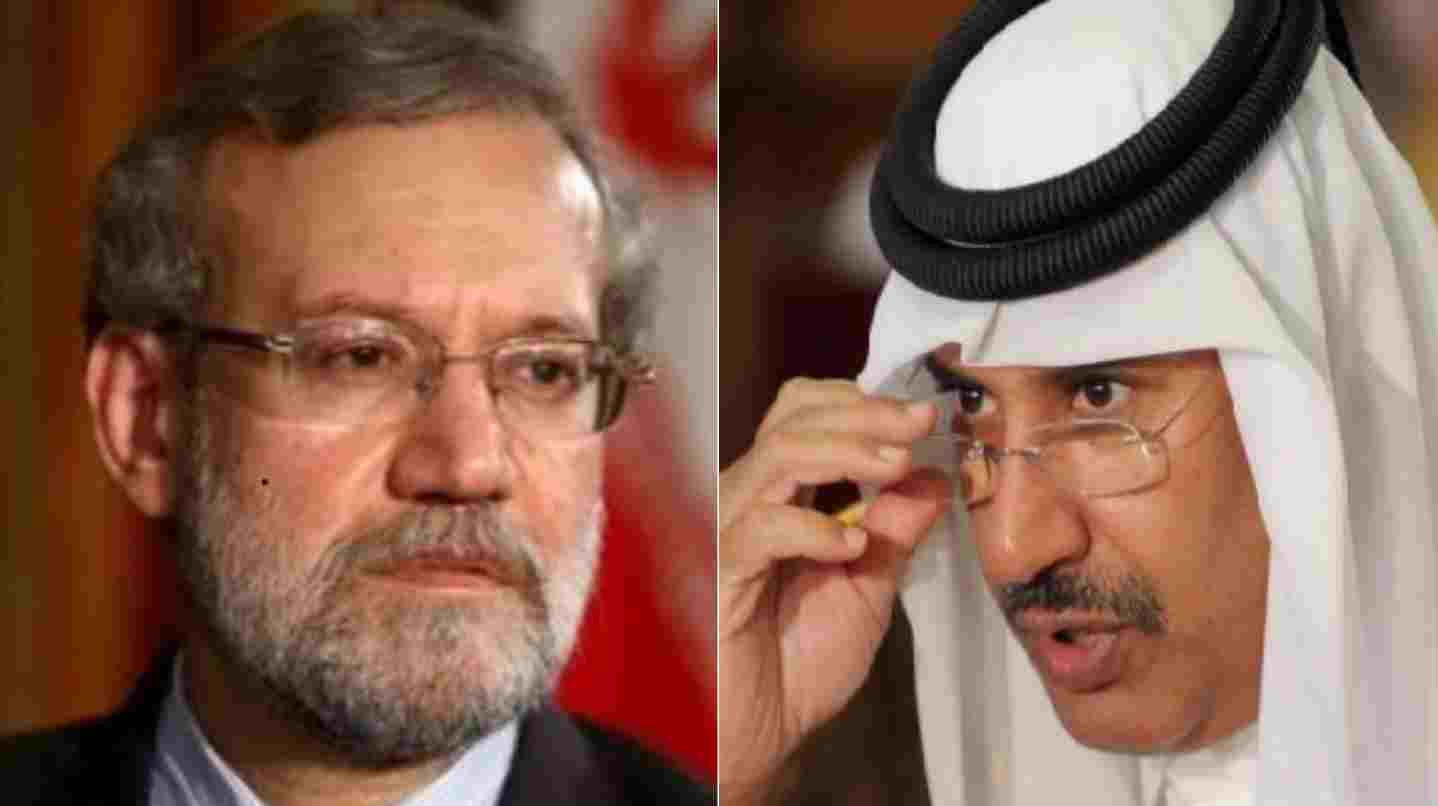 حمد بن جاسم يبحث مع لاريجاني تطورات الملف النووي الإيراني