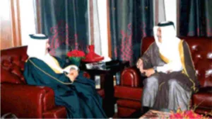 حمد بن جاسم وملك البحرين يبحثان علاقات البلدين