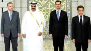 قمة رباعية في دمشق بين قادة قطر وسوريا وتركيا وفرنسا