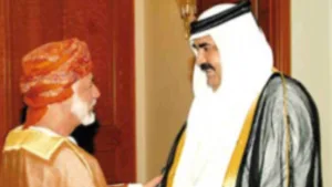 أمير قطر يستقبل وزير الخارجية العماني في الدوحة