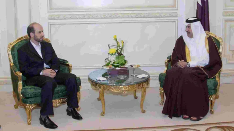 حمد بن جاسم ومحرابيان يبحثان التعاون التجاري بين قطر وإيران