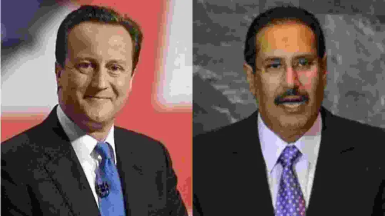 حمد بن جاسم يبحث مع ديفيد كاميرون تطورات الأوضاع في ليبيا