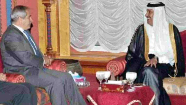 حمد بن جاسم وناصر جودة يبحثان تطوير علاقات التعاون بين قطر والأردن