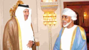 حمد بن جاسم يبحث مع السلطان قابوس العلاقات بين قطر وعمان