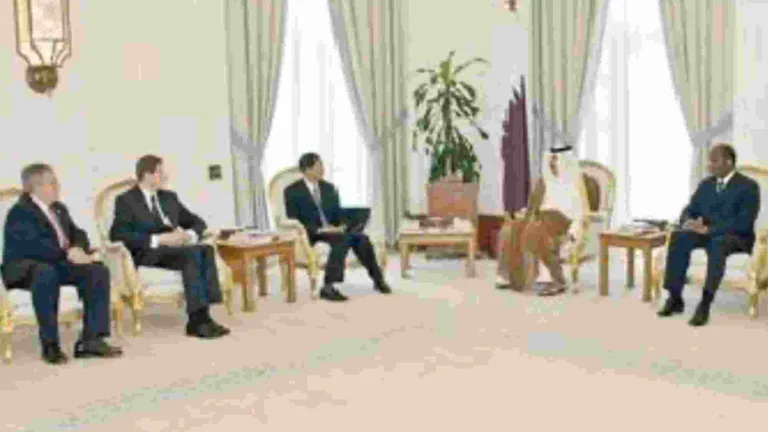 حمد بن جاسم يبحث مع مبعوثي الدول الكبرى عملية السلام بدارفور