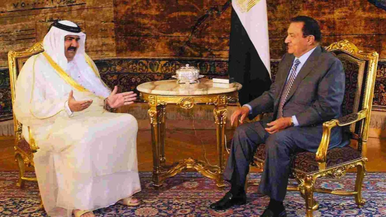 قمة قطرية مصرية بالقاهرة لبحث سبل تحريك عملية السلام